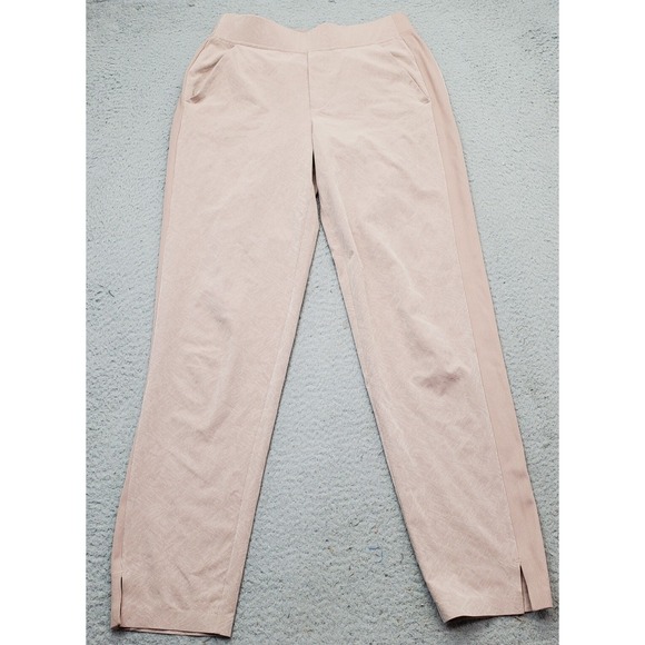 Athleta Pants - Athleta Ankle Pants Womens 4 Multi Slashed Pocket Elastic Waist Slit Leg Pull On